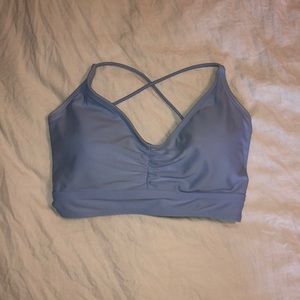 Light blue bikini top